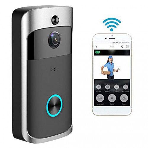 Intexca Wireless WiFi Smart Video Doorbell 720p HD 32gb SD Card with Chime Real-Time Video Two-Way Audio Night Vision PIR Motion Detection & App Control for iOS Android - Toytexx Intexca Wireless WiFi Smart Video Doorbell 720p HD 32gb SD Card with Chime Real-Time Video Two-Way Audio Night Vision PIR Motion Detection & App Control for iOS Android - Toytexx